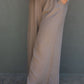 LORA LINEN STRAIGHT LEG PANT (BROWN)