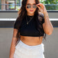 HANNA MAY CROP TOP (BLACK)