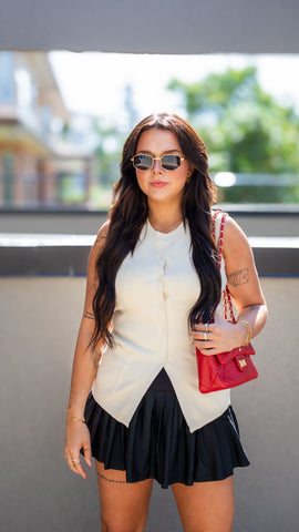 LILIAN SWEATER VEST (CREAM)