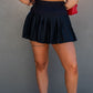 TERRI PLEATED SKORT (BLACK)
