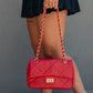 CELEST QUILTED BAG (RED)