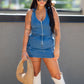 CARMEN MINI DENIM DRESS