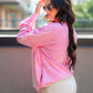 OAKLEE SWEATER | BEST SELLER | PINK