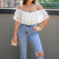 BILLY OFF SHOULDER CROP TOP