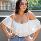 BILLY OFF SHOULDER CROP TOP