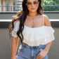 BILLY OFF SHOULDER CROP TOP