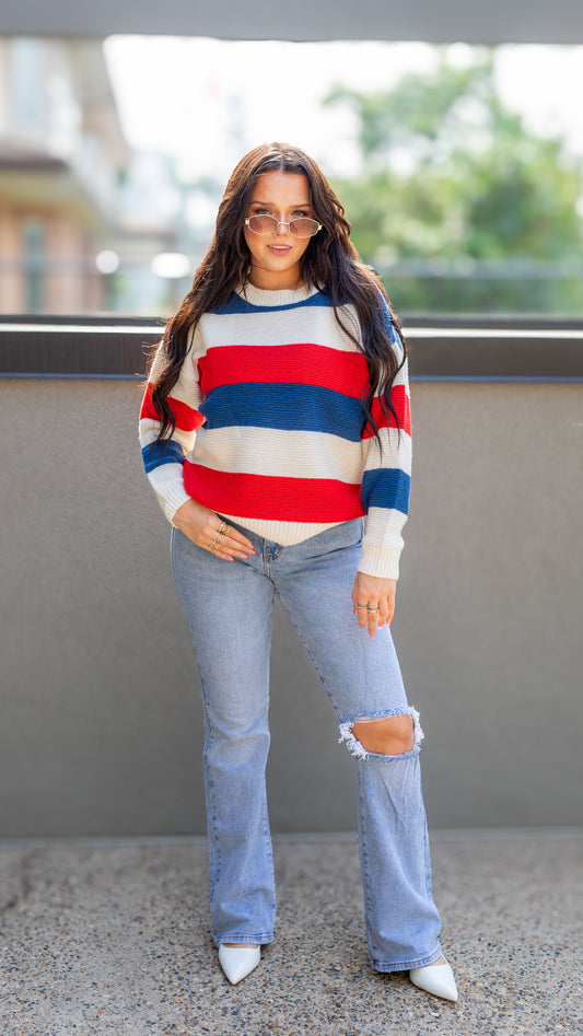 KENNEDY STRIPED SWEATER