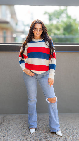 KENNEDY STRIPED SWEATER