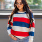 KENNEDY STRIPED SWEATER