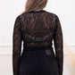 MORGAN MESH DIAMOND TOP (BLACK)