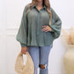 NEW DENVER BUTTON UP BLOUSE (SAGE)