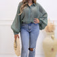 NEW DENVER BUTTON UP BLOUSE (SAGE)
