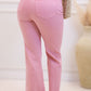 GWEN WASHED DENIM WIDE LEG JEAN | PINK