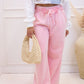 NEW JENINE JOGGER WIDE LEG PANT | PINK