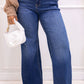 PORTIA WIDE LEG DARK BLUE JEAN