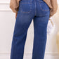 PORTIA WIDE LEG DARK BLUE JEAN