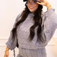 NEW DIOR CABLE KNIT LOUNGE SET (GREY)