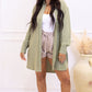 FIONA BUTTON UP SHIRT DRESS (SAGE GREEN)