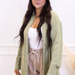 FIONA BUTTON UP SHIRT DRESS (SAGE GREEN)