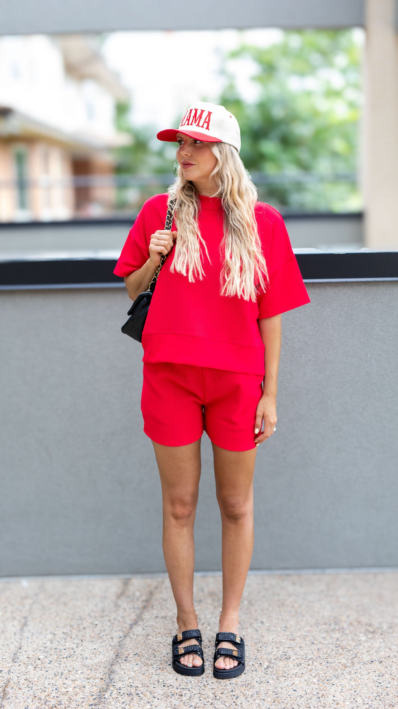 TALIN TWO PIECE SHORT SET (RED) | BEST SELLER