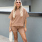 TALIN TWO PIECE SHORT SET (MOCHA)