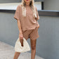 TALIN TWO PIECE SHORT SET (MOCHA)
