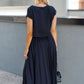 ZOEY MAXI SKIRT SET (BLACK)