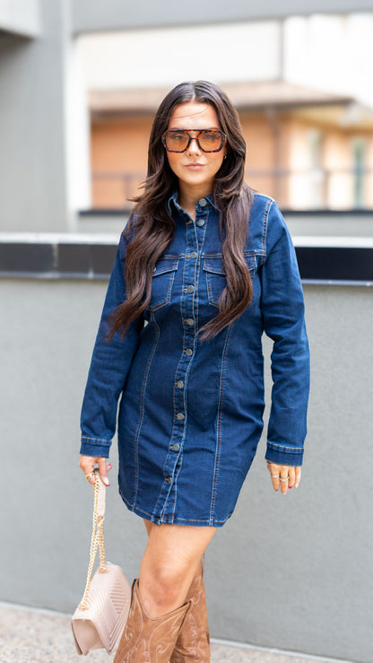 MORGAN MINI DENIM DRESS | ONLY