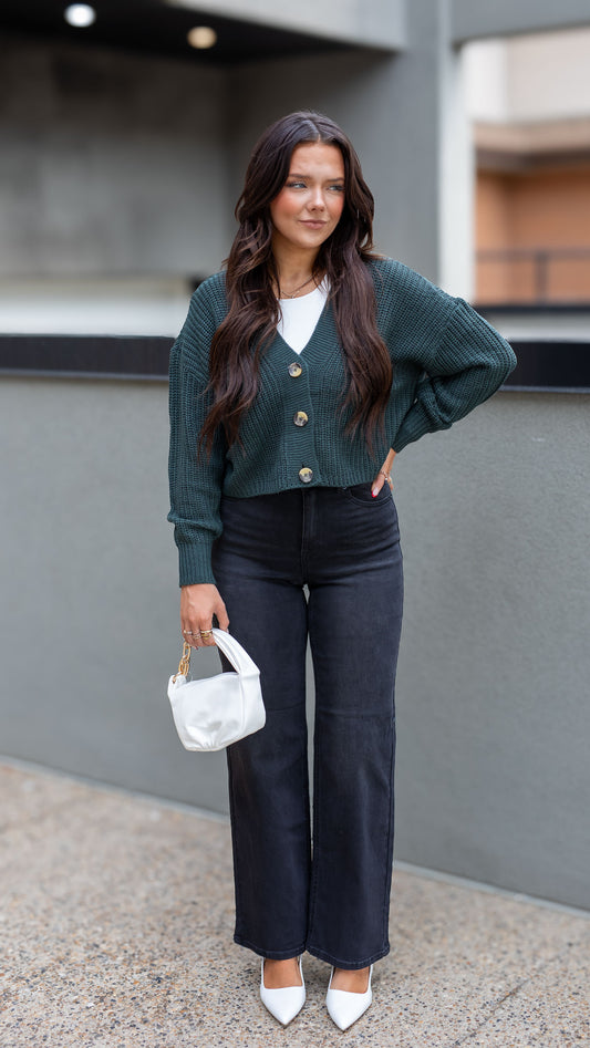 CAROL CARDIGAN (GREEN) | ONLY