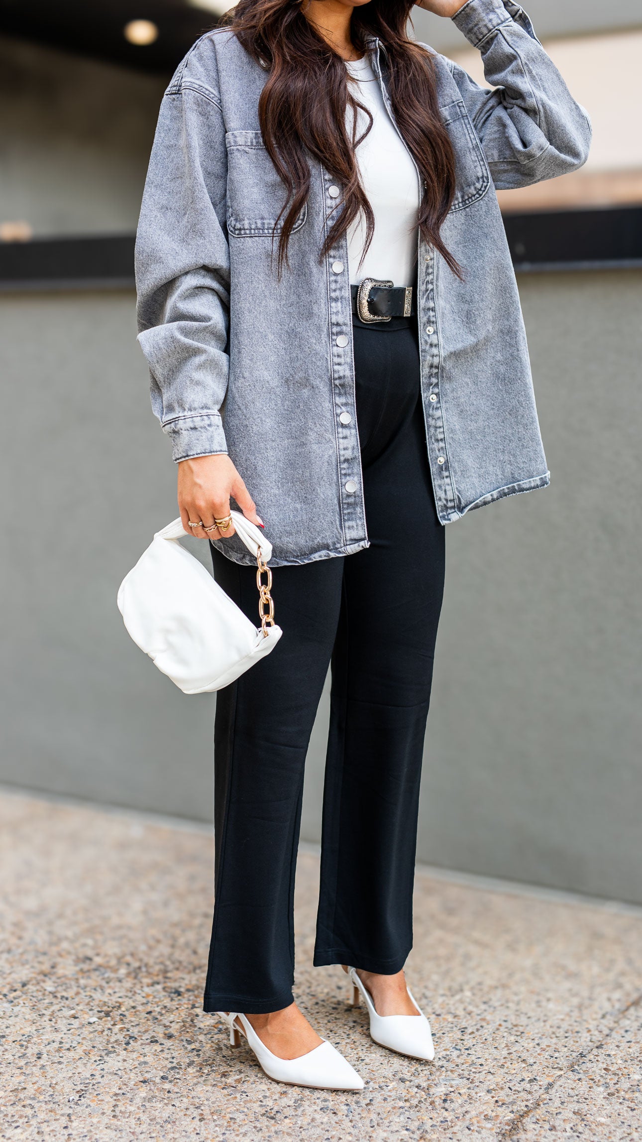 POPPY STRAIGHT LEG TROUSER PANT | ONLY