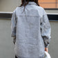 MALVA DENIM SHACKET COAT (GREY) | ONLY