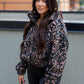 LANA TEDDY ZIP UP (ANIMAL PRINT) | ONLY