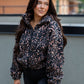 LANA TEDDY ZIP UP (ANIMAL PRINT) | ONLY