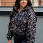 LANA TEDDY ZIP UP (ANIMAL PRINT) | ONLY