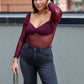 BAILEY LONG SLEEVE MESH BODYSUIT