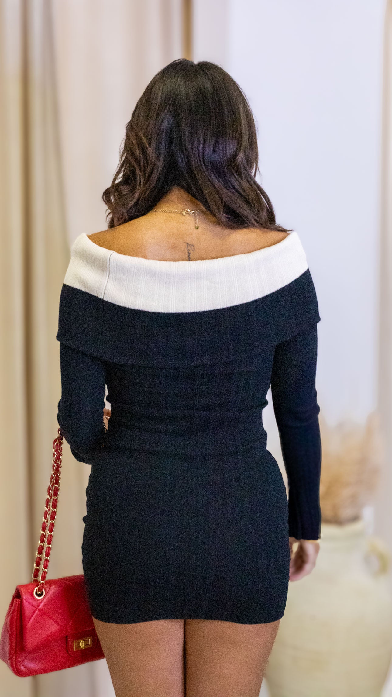 HUDSON MINI OFF SHOULDER DRESS