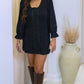 KYA LONG SLEEVE MINI DRESS