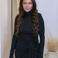 ASHLEY MAXI WRAP DRESS (BLACK)