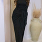 ASHLEY MAXI WRAP DRESS (BLACK)