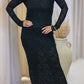 SRIELLA LACE MAXI DRESS (BLACK)