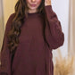 MILOUZ KNIT SWEATER (CHOCOLATE BROWN)