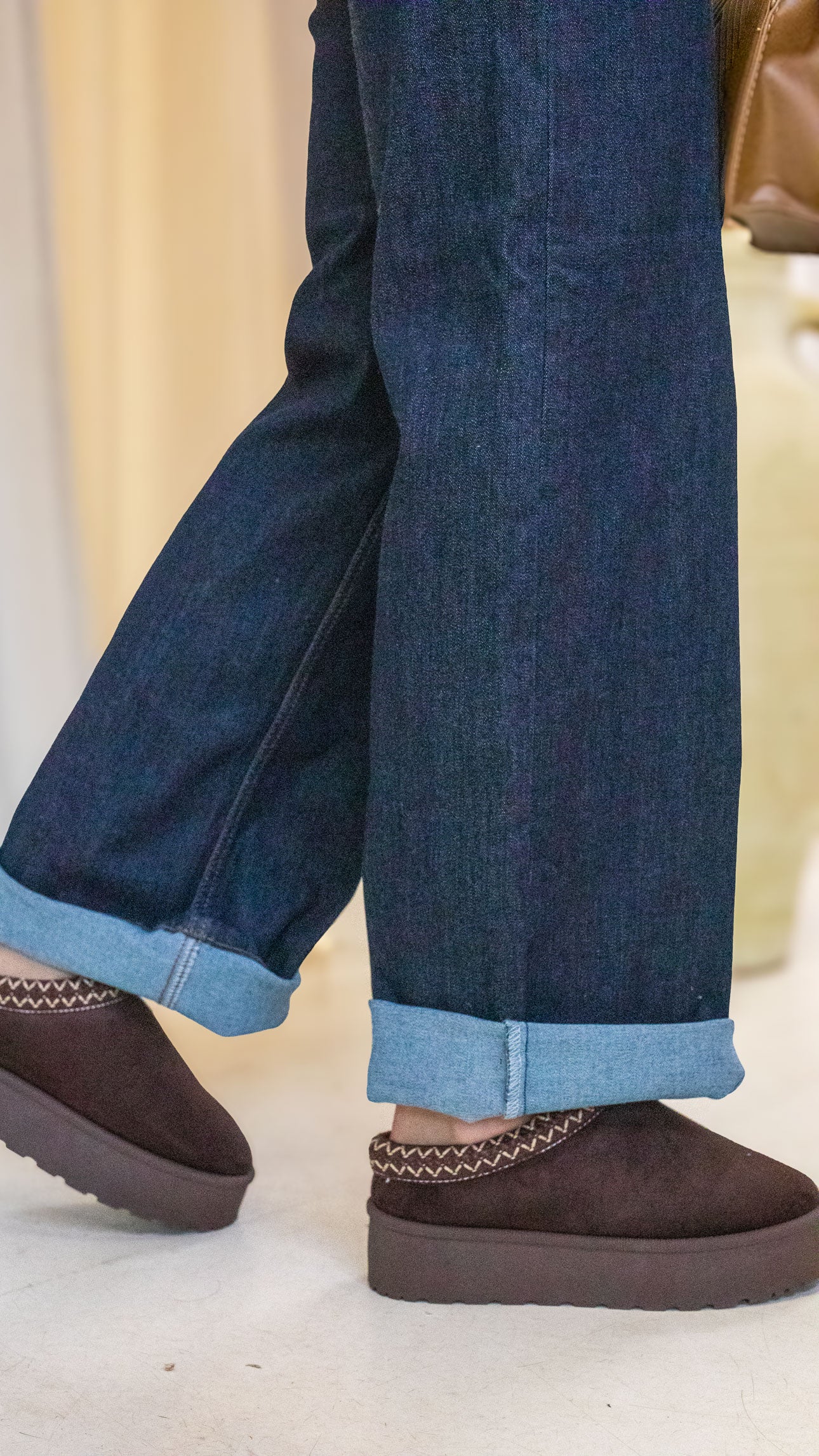 TORI PLATFORM SLIPPER (CHOCOLATE BROWN)