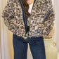 JENNIFER FUR JACKET ANIMAL PRINT