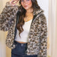 JENNIFER FUR JACKET ANIMAL PRINT