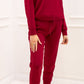 MILA TWO PIECE JOGGER SET (BURGUNDY)