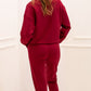 MILA TWO PIECE JOGGER SET (BURGUNDY)