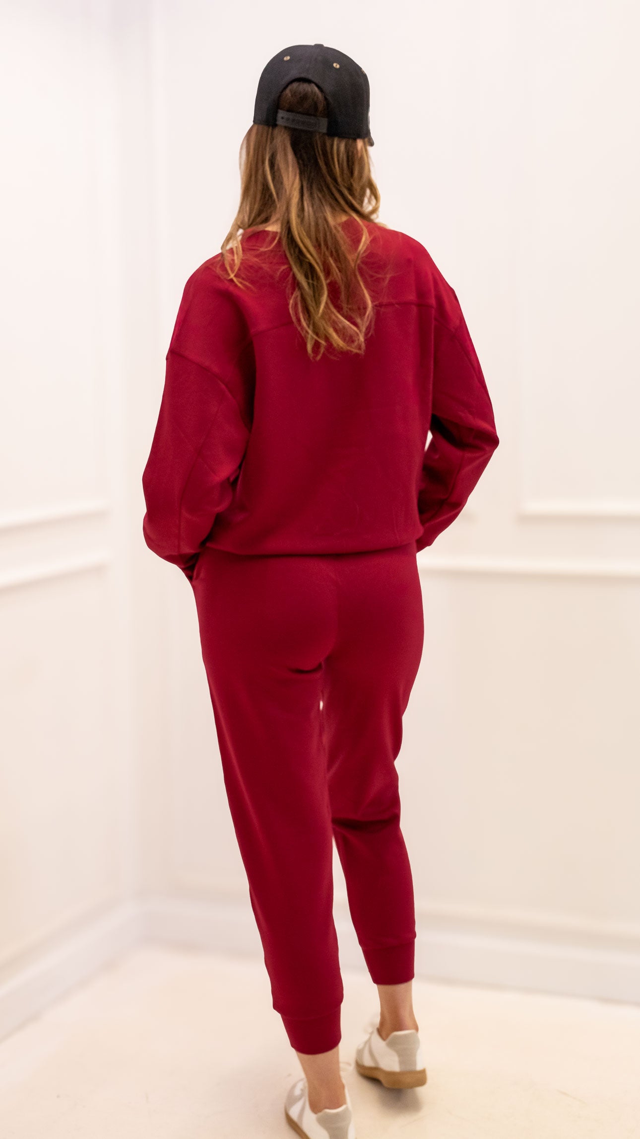 MILA TWO PIECE JOGGER SET (BURGUNDY)