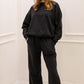 ERINDELL TWO PIECE PANT SET (BLACK)