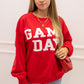 GD CREW NECK SWEATSHIRT (RED)