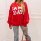 GD CREW NECK SWEATSHIRT (RED)